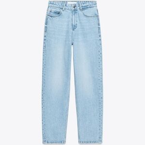 Zara Light Blue Straight Leg Jeans
